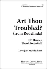 Art Thou Troubled? Three-Part Mixed choral sheet music cover